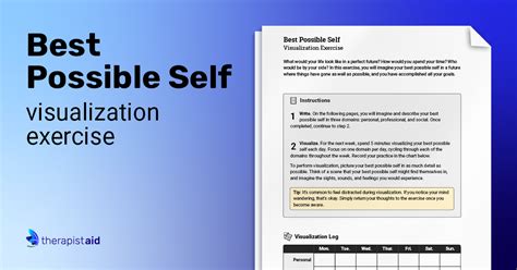 visualization therapy exercises|Best Possible Self Visualization Exercise .
